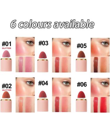  HADAVAKA Liquid Cheek Cream Lightweight Long-Lasting and Waterproof Cheek Liquid Matte Liquid Blush Natural Long-Lasting and Easy-Blending Blush for All Skin Tones (06#) - Buy Online on GoSupps.com