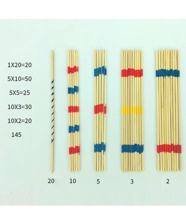 BAOK 5 Pcs Wooden Pickup Sticks - Classic Educational Toy for Kids | 31 Piece Set for Early Development - Buy Online on GoSupps.com