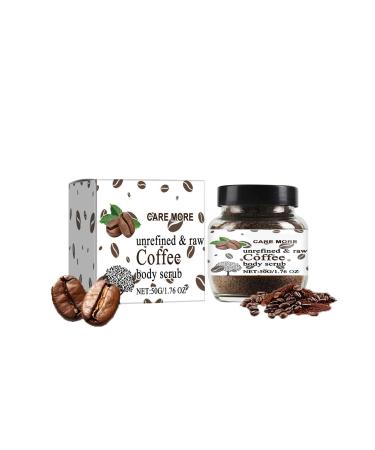 Exfoliating Body Scrub - Coffee Body Scrub with Organic Coffee Extract for Moisturizing and Exfoliating Skin Face Hand Foot Great Gifts for Women 1.76 OZ