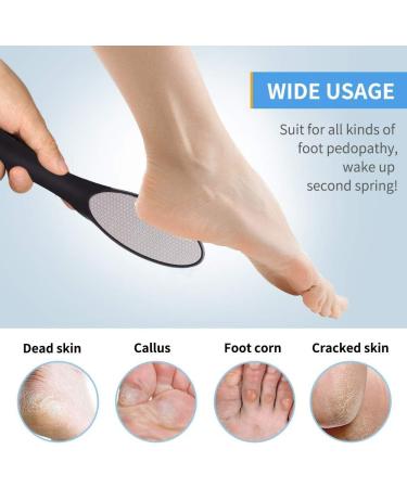 Folai Callus Files - Ergonomic Stainless Steel Horn Skin Remover for Ultimate Foot Care & Pedicure - Non-Slip Handle - Buy Online on GoSupps.com
