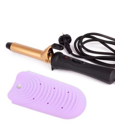 Shop Hair Curler Insulation Cover - Silicone Storage Bag for Travel Pouch & Holder - Purple Curling Iron Storage - Buy Online on GoSupps.com