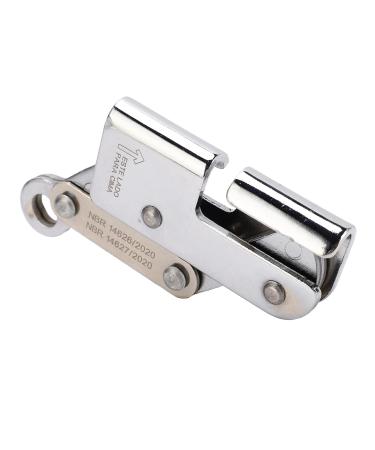 Climbing self-braking abseiling climbing self-securing anti-case rope rapids self-safting rope gripper alloyed steel strong load-bearing capacity via ferrata clamp for tree nursing expedition