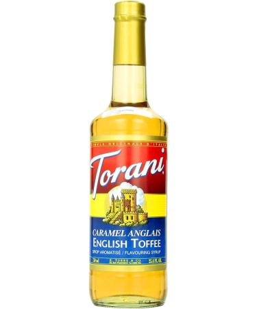 Torani English Toffee Flavour Syrup 750 Milliliter - Buy Online on GoSupps.com