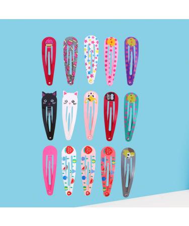 Frcolor 5PCS Snap Hair Clips - No Slip Metal Hair Clips for Girls | Durable & Stylish Accessories for All Hair Types - Buy Online on GoSupps.com