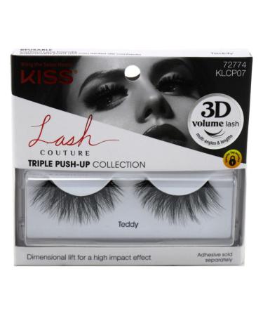 Kiss Lash Couture Triple Push-Up Teddy - Pack of 3 | Enhance Your Lashes Today - Buy Online on GoSupps.com