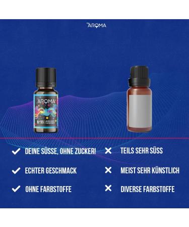 myAROMA No 23 pomegranate 10 ml pure natural aroma flavor drops for water and cocktails food flavoring for cooking and baking sugarfree - Buy Online on GoSupps.com