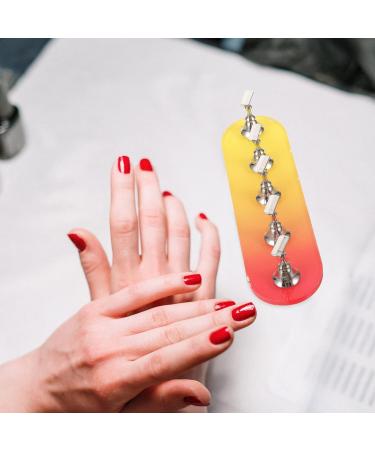 FOMIYES 4 Sets Nail Practice Holder Decorative Nail Display Nail Tips Practice Rack Nail Racks for Nail Art Nail Racks for Nail Painting Nail Decor Plastic Strip Nail Supplies - Buy Online on GoSupps.com