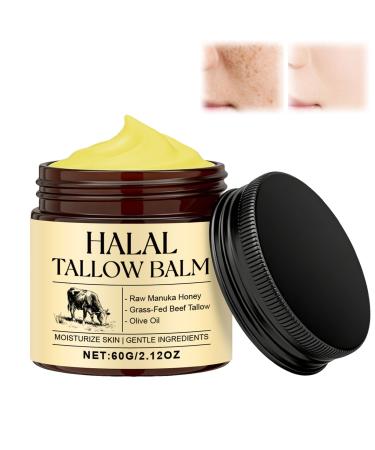 suif de b uf pour la peau cr me hydratante pour le visage avec s bum et miel cr me de soin naturelle s bum beurre corporel nourrit et apaise les peaux s ches hydratant en profondeur 1 Pi ce.