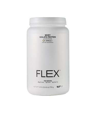 LTH Flex Whey Protein Isolate - Trusted by Life Time Members - Lactose-Free Protein Powder - NSF Certified for Sport - Low Fat No Added Sugar & Low Carb - Vanilla (30 Servings)