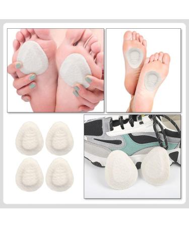 Shop Healeved Metatarsal Cushions - 2 Pairs Felt Forefoot Pads for Women | Gel Ball of Foot Support | Non-Slip Stickers - Buy Online on GoSupps.com