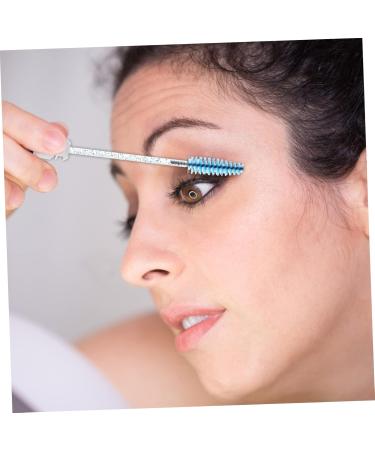 DOITOOL 20 Pcs Diamond Mascara Brush Fake Lashes Mascara Wands Portable Eyelash Tube Auxiliary Pipeline 11.3x1.1cmx2pcs Dark Bluex2pcs - Buy Online on GoSupps.com