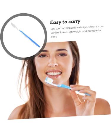 Clispeed 50-Piece Soft Travel Toothbrush Set - Disposable Plastic Adult Clean Supply for Home & Travel - Buy Online on GoSupps.com