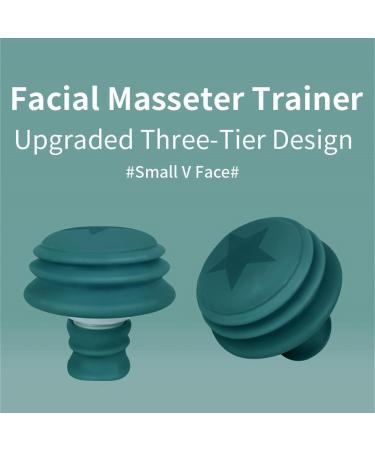 Fovolat Facial Massager Trainer | V-face And Neck Exerciser Portable Silicone Facial Muscle Trainer Men And Women Face Slimmer Tool Sl392 Green English Neutral Stars - Buy Online on GoSupps.com