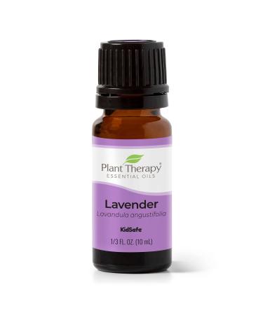 Plant Therapy Lavender Essential Oil 100% Pure, Undiluted, Therapeutic Grade, for Aromatherapy Diffuser and Body Care Use, 10 mL (1/3 oz) 0.34 Fl Oz (Pack of 1)