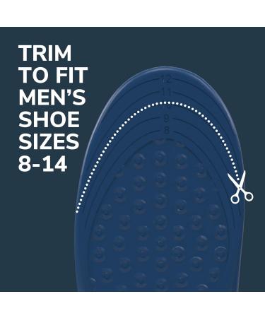 Dr. Scholl's Heel Spur Orthotics for Men (Size 8-13) - 2-Pack Blue | Comfort & Support - Buy Online on GoSupps.com