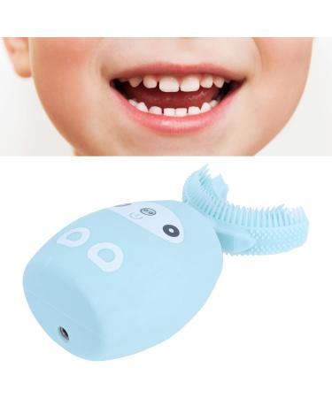 Buy U-Shaped Electric Toothbrush for Kids (2-7 Years) - Waterproof Intelligent USB Charging - Blue - Buy Online on GoSupps.com
