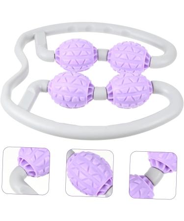 Lurrose Muscle Massager Roller Stick - Deep Tissue Massage Tools for Fitness | Handmade Plastic Violet Roller for Pain Relief - Buy Online on GoSupps.com