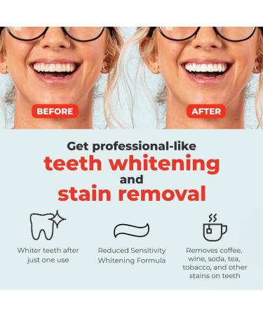 Zimba Teeth Whitening Strips for Sensitive Teeth - Vegan White Strips with Coconut, Mint, and Peach Flavors - 84 Strips Included - Buy Online on GoSupps.com