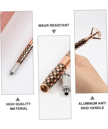 Baluue 3 Embroidery Pen Eyebrow Pen Brow Pencil Makeup Pen Makeup Tool Golden Aluminum Alloy - Buy Online on GoSupps.com