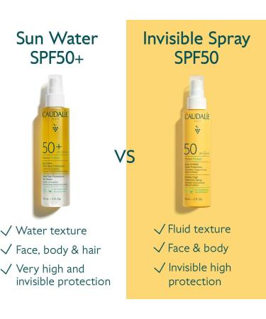 Caudalie Vinosun Protect Invisible High Protection Spray SPF50-150 mL - Buy Online on GoSupps.com