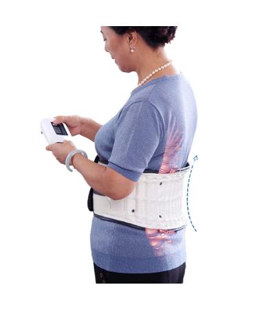 Decompression Back Belt lumbar peg belts with decompression kidney belt to relieve pain in the lower back area (color: automatic size: l) l automatic