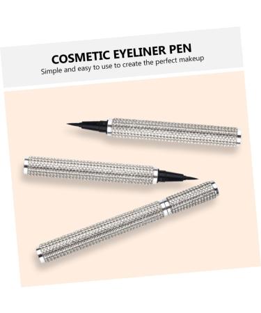 MUSISALY Liquid Eyeliner Eye Shadow Pencil Makeup Eyeliner Cosmetic Eyeliner Pen Gel Silver Pu Sticker Drill - Buy Online on GoSupps.com