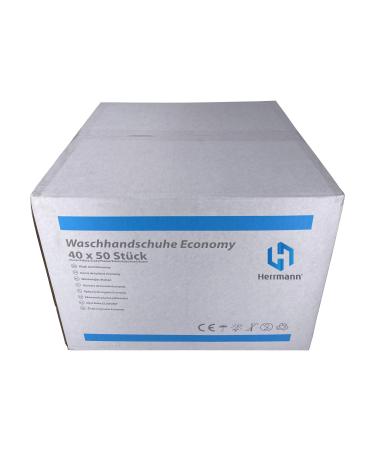 Buy Dilapse of Economy White 2000 Soft Nonwoven Disposable Gloves | Ideal for Hygiene Care Services & Cosmetics - Buy Online on GoSupps.com