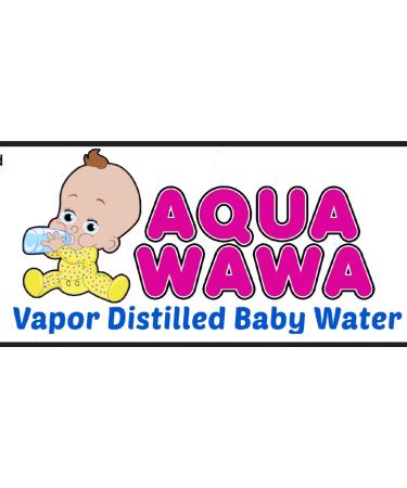 AQUAWAWA Nursery Water for Babies 6 Pack 8 oz Bottles Purified Vapor Distilled | Single Serve | Lightweight for Diaper Bag | BPA Fluoride Chemical and Mineral Free | Dr Recommended Clean Fresh - Buy Online on GoSupps.com
