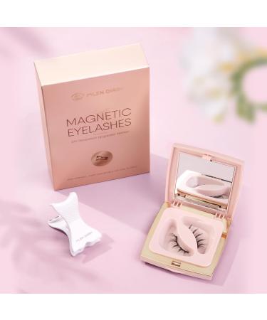 Mlen Diary Magnetic Eyelashes Magnetic Lashes kit Reusable False Eyelashes Without Eyeliner Upgraded 3D Dual Magnetic Eyelashes (01 Sunflower) - Buy Online on GoSupps.com