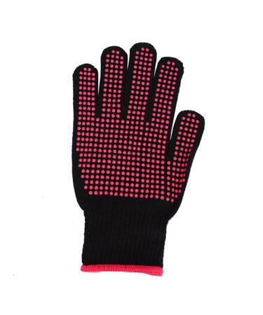Dewedrt Double-Sided Hair Straightener Curling Tong Hairdressing Heat Finger Gloves Hair Salon Tools Outdoor Barbecue Gloves