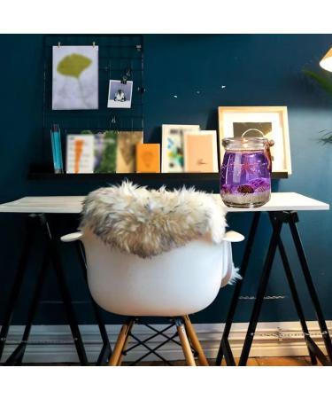 Handmade Ocean Theme Gel Candle - Blue Purple Pink Shell Scented Candle for Home Decor - Buy Online on GoSupps.com