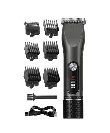 Pro Hair Clipper Electric Clipper LCD Display Oil Head Clipper Home Shaving Hair Clipper Trimmer