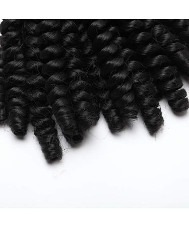 6" Short Marley Bob Crochet Braiding Hair Extensions Synthetic Twist Deep Wavy Curly Hairpieces Marley Braids - Dark Black - Buy Online on GoSupps.com