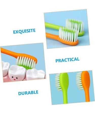 Minkissy 12-Pack Extra Soft Travel Toothbrushes for Kids | Perfect Children s Carrot Toothbrushes | TPR Manual Toddler Essentials - Buy Online on GoSupps.com