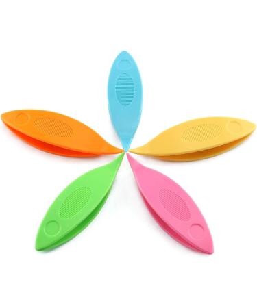 5 PCS Colorful Plastic Tatting Shuttles with Two Tatting Needle Set - DIY Hand Lacemaking Craft Tool - Buy Online on GoSupps.com