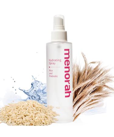 menorah Skincare - Hydrating Spray - with Rice and Prebiotic Hydrating Toner Soothing Facial Spray Trouble Care Moisture Balance Refreshing Hydrating Purifying Calming All Skin Types