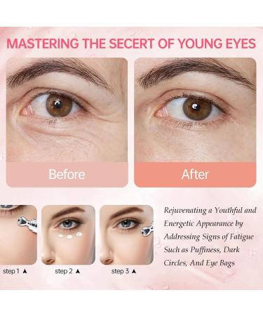  QEEROYO Eye Contour Cream Anti-Wrinkle Eye Cream Collagen Eye Contour Cream Firming and Moisturizing Smoothes Wrinkles and Fine Lines Eliminates Puffiness Under 20ml - Buy Online on GoSupps.com