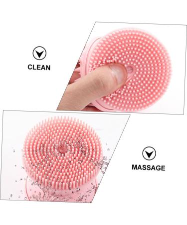 Angoily 1pc Three-in-one Bath Scalp Silica Gel Pink Washbasin - Buy Online on GoSupps.com