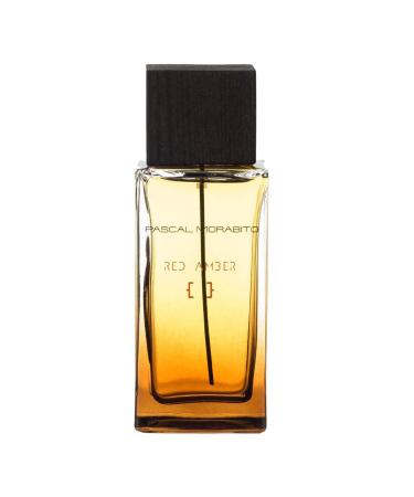 Red Amber - 3.4 Oz Eau De Toilette - Fragrance Mist For Men - Spicy Oriental Scent - Cologne Spray With Apple Pepper Geranium Tonka Wood Accords