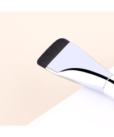 Foundation Makeup Brush Flat Foundation Brush Super Thin Liquid Foundation Brush Traceless Makeup Foundation Brush for Liquid Cream Foundation Concealer Brush Makeup Aluminum tube rubber handle - Buy Online on GoSupps.com