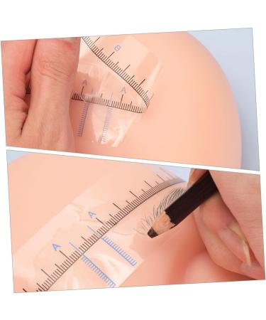  SOLUSTRE SOLUSTRE 10 Pieces Eyebrow Positioning Measuring Stencil Ruler Eyebrow Stamp Stencil Ruler Stirrups DIY Eyebrow Trimmer Disposable PVC - Buy Online on GoSupps.com
