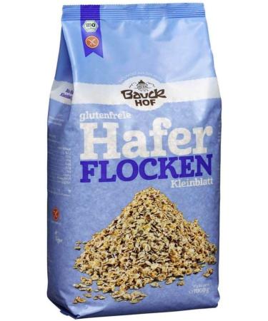 Bauck Gluten free oatmeal small leaf 1 kg - Buy Online on GoSupps.com