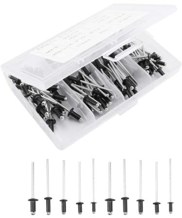 Hemoton Black Rivets Threaded Rivets 120pcs Blind Rivets Aluminium Black .4 .0 .2 Rivet Blind Rivets Nail Fasteners for Home Stainless Steel Rivets Stainless Steel Set - Buy Online on GoSupps.com
