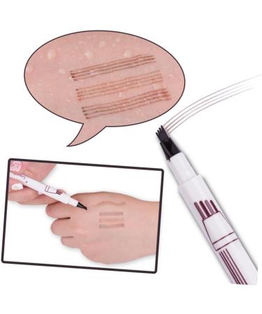 DOITOOL 2pcs Brow Pencil Waterproof Eyebrow Pen Eyebrow Makeup Tool Eyebrow Powder No Smudge Miss - Buy Online on GoSupps.com