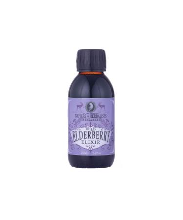 Napiers Wild Elderberry Vitamin C Elixir - Immune System Booster - Alcohol-Free - 150ML