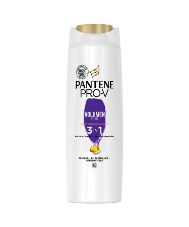 Pantene Pro-V Volume PUR 3-in-1 shampoo + care flushing + intensive care PRO-V Formula + antioxidants for fine flat hair 250ml 250 ml (1 Pack) 250 ml - Buy Online on GoSupps.com