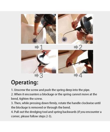 Drain Cleaner Tool | Pipe Plunger & Unclogger | Fast International Shipping - Buy Online on GoSupps.com