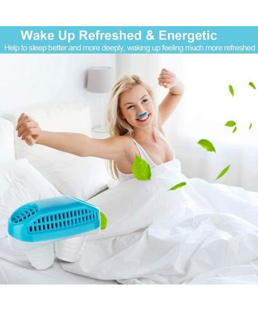 BREATOK Upgraded Anti Snoring Devices - Effective Solution for Men and Women, Nasal Dilators for Better Sleep - No Side Effects, Light Blue - Buy Online on GoSupps.com