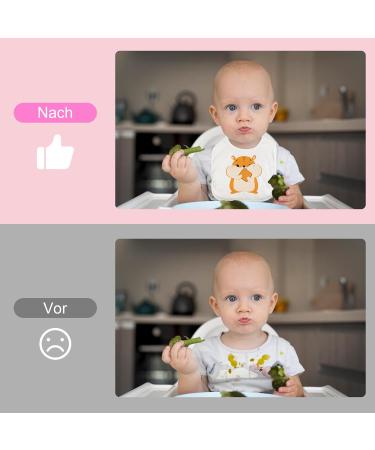 Tigvio Baby Bibs Set - 12 Colorful Customizable Bibs with 24 Textile Pens & 5 Stencils for Baby Showers Gender Reveals & Parties - Buy Online on GoSupps.com