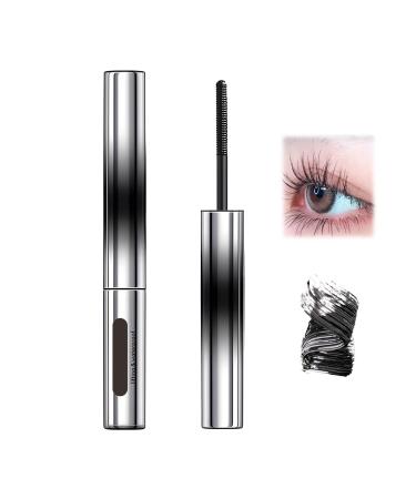 Metal Mascara Wand Bristle Less Metal Mascara Lash Sensational Sky High Washable Mascara Makeup Volumizing Lengthening Defining Curling Multiplying (Black 1pcs)